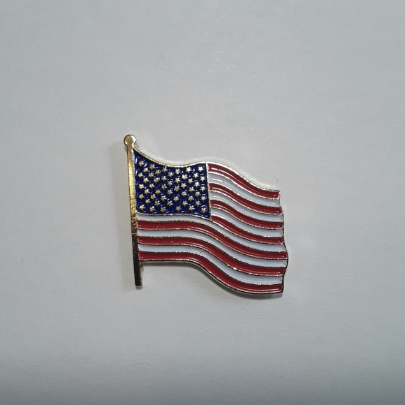 3 Patriotic Lapel/Hat Pins US Flag, Flag/Eagle United we Stand, 9/11 Ribbon - Picture 4 of 10